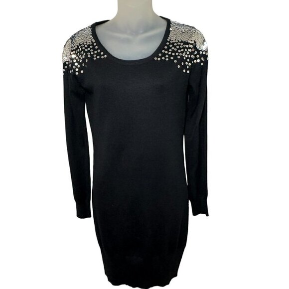 NWT Say What Sequined Sweater Dress  Body Con size M Women - Picture 1 of 6
